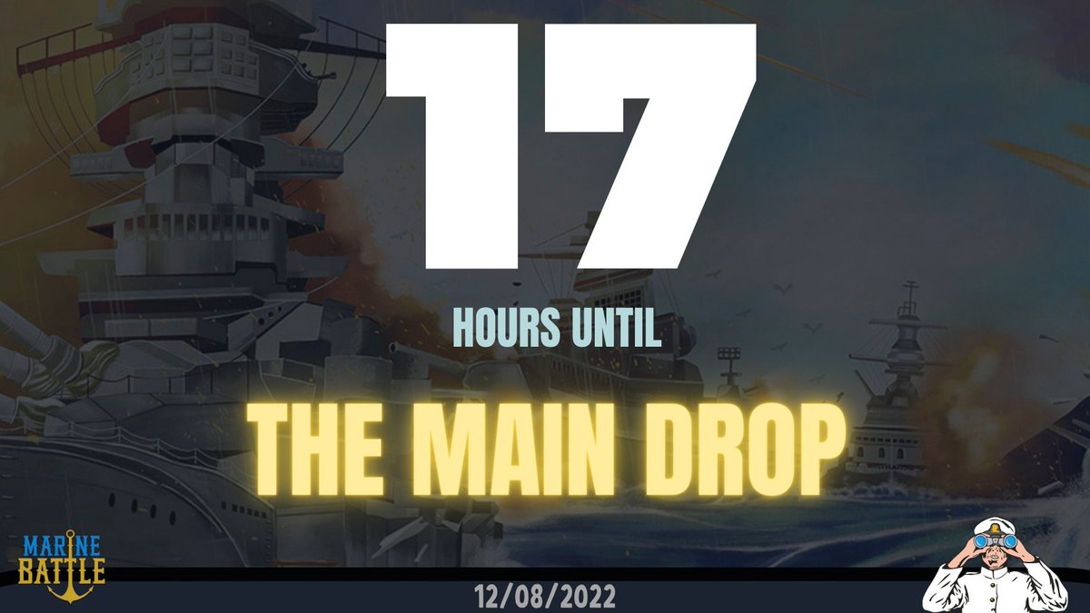 ⚓️17 HOURS UNTIL THE MAIN DROP⚓️

▶️ LET'S SET SAIL! 🔥

#NFTs #NFTGiveaway #WAXP #playtoearn #P2E #NFTGame #cryptocurrency #GameFi