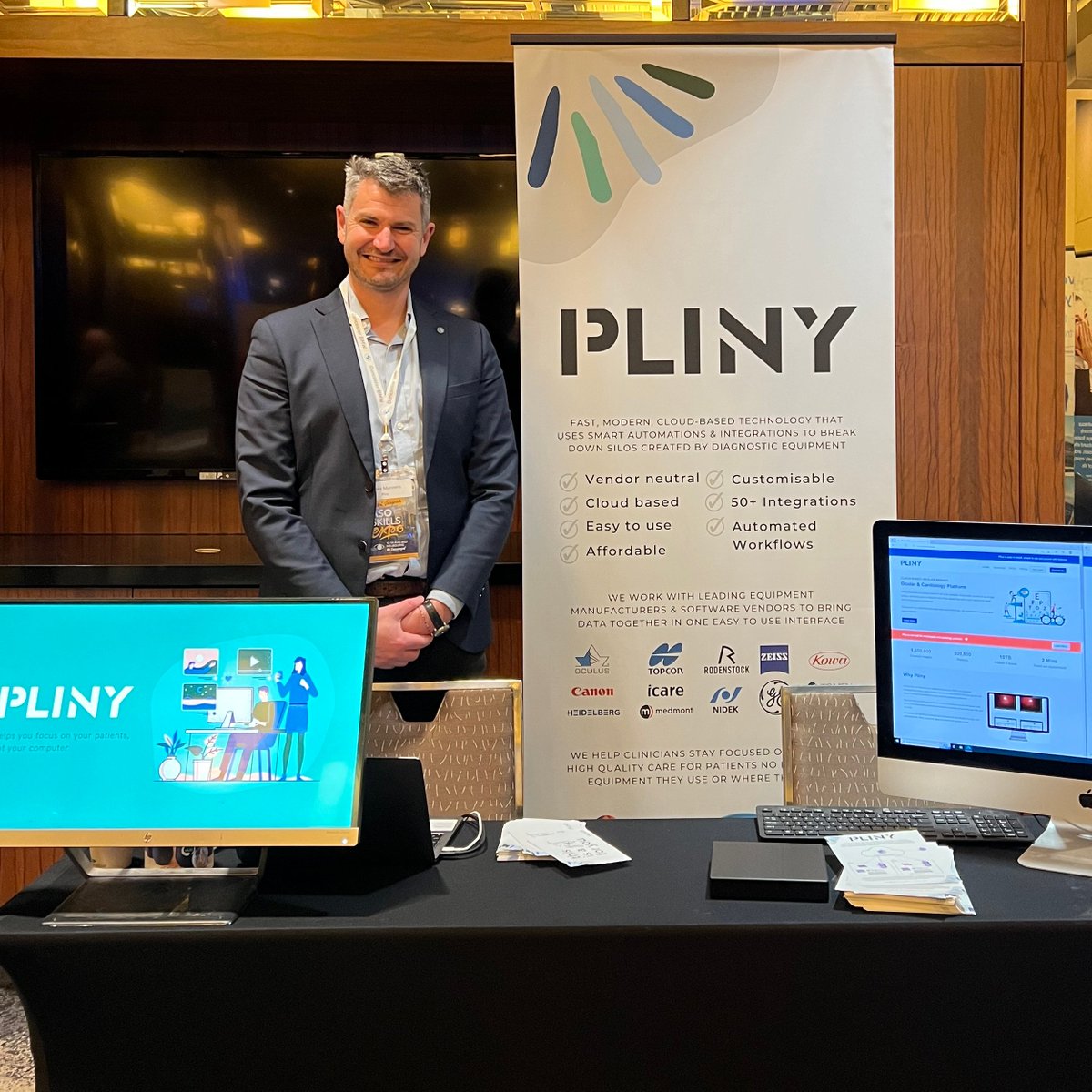 PlinyApp's tweet photo. We are excited to be attending the Australian Society of Ophthalmologists (ASO) Expo today and tomorrow!

Come down and say hello to co-founder James Manners at the Pliny stand. We can't wait to meet you.

#ophthalmology #datamanagement #visioncare #eyecare https://t.co/KPClAhUpmS