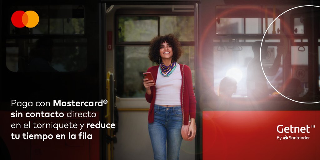 Paga sin contacto con Mastercard y la tecnología <a href="/GetnetMx/">GetnetMx</a> en las líneas 1 a 4 del Metrobús y en Metro Chilpancingo. Que tus viajes terminen con una sonrisa, #NoTienePrecio.