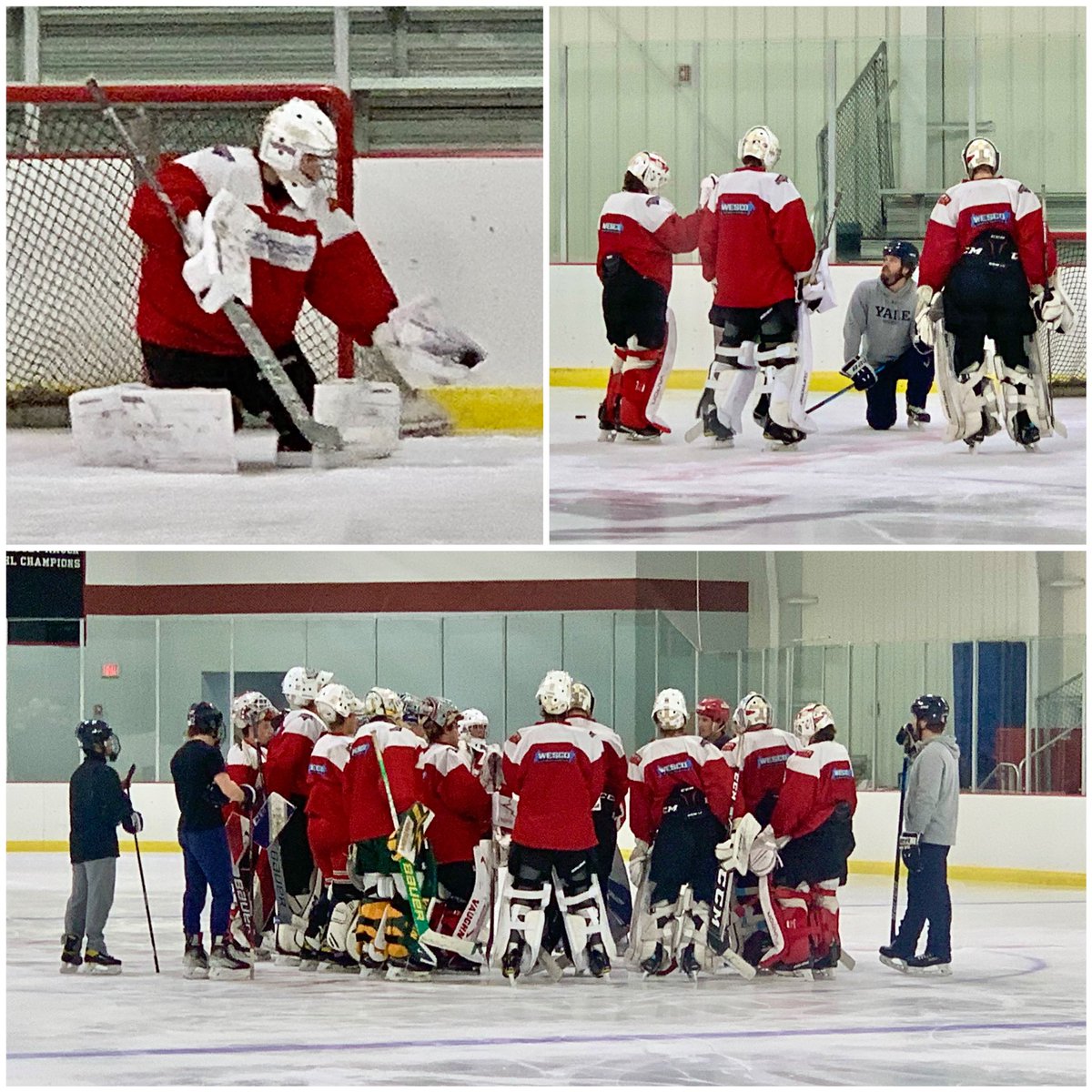 Fine tuning skills at Elite Week with <a href="/ProCrease2018/">Pro Crease Goaltending</a>. Great coaching as always!