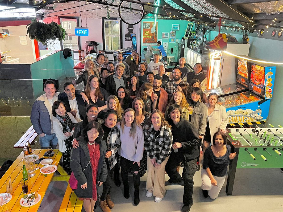 Pure_SEO's tweet photo. Pure SEO whānau mid-year get together last night, to stop for a minute and celebrate our work as we head into the second half of the year. Thank you Ellice Road for entertaining us with fun games and delicious food from The Spit Roast Company! https://t.co/PzfhALEMHA