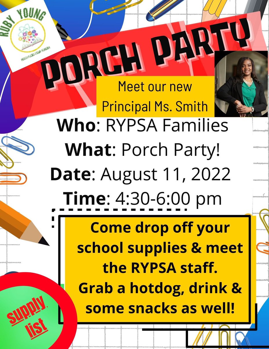 AllenMathROCKS's tweet photo. When you show up for families, they show up for you. Shout out to our @RubyYoungPSA new &amp; returning scholars and families for attending our 1st Back To School Porch Party! You ROCK!! @desotoisdengage #TimeToFlyDeSoto #PassportToExcellence 🦅🎓♥️ https://t.co/eyUjPbViCN