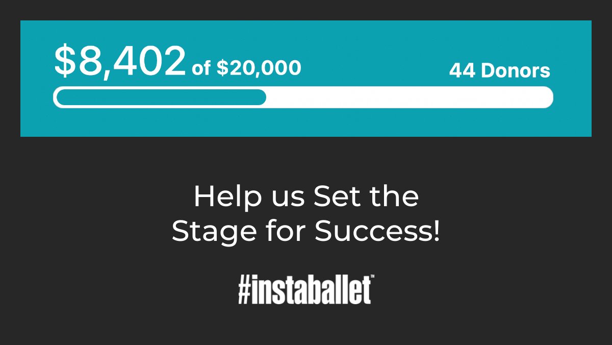 instaballet's tweet photo. Learn more about our Set the Stage campaign! - https://t.co/LTjDQovwVn https://t.co/pV3CVmrhyX