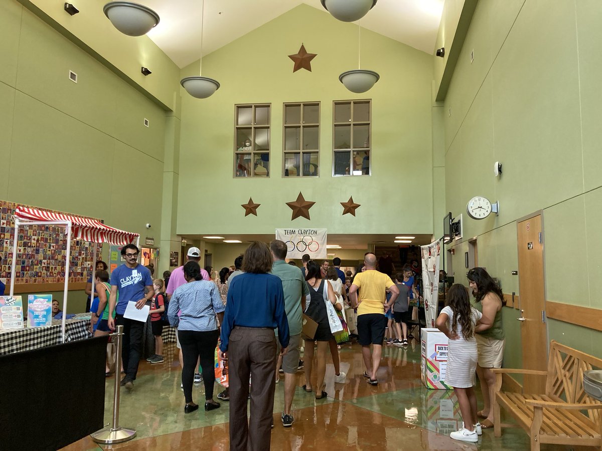 ClaytonCardinal's tweet photo. Thank you for coming out to Meet the Teacher! We cannot wait to see all our students on Monday, August 15 for the first day of school. https://t.co/RgzEszEctR