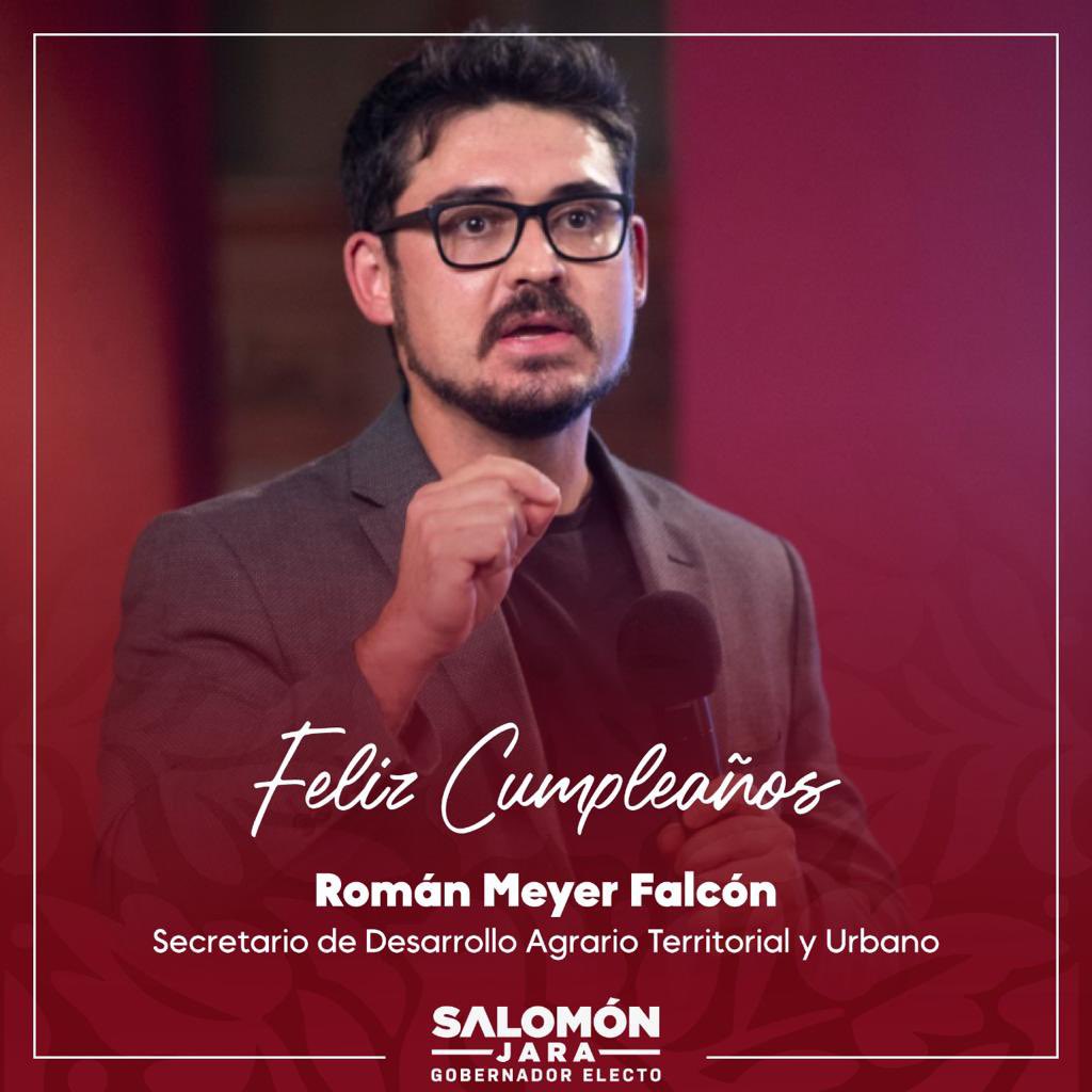 salomonj's tweet photo. Desde #Oaxaca, le mando un abrazo a @MeyerFalcon, secretario de @SEDATU_mx, un joven comprometido con la transformación del país y, sobre todo, con mejorar la calidad de vida de las y los mexicanos, ¡enhorabuena! https://t.co/LbosRKTBbs