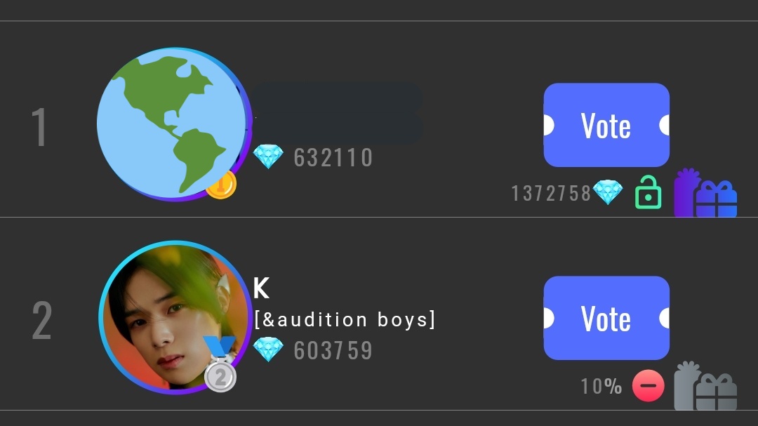 KBRASlL's tweet photo. 📌 | Lembrete!

O K está concorrendo na votação de outubro do iKPOP! A diferença não é grande, então continuem juntando diamantes para conseguirmos virar esse ranking 🏆

#Kケイ #andAUDITIONboys_K
#andAUDITION #andAUDITIONboys https://t.co/pCYCmLqyf6