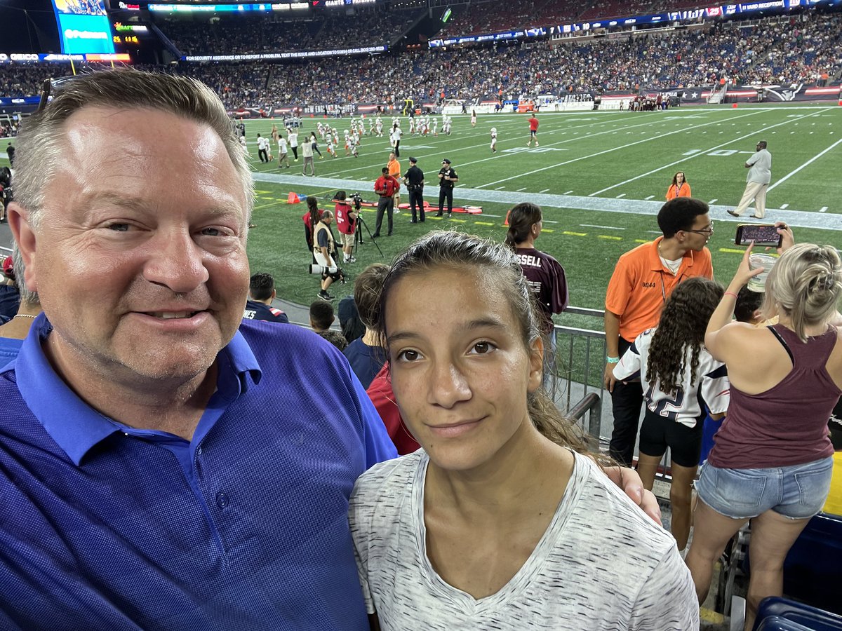 nhjoshjudge's tweet image. Took my daughter, Adelina, to her first Pats game tonight. @Patriots #Pats #PatsNation