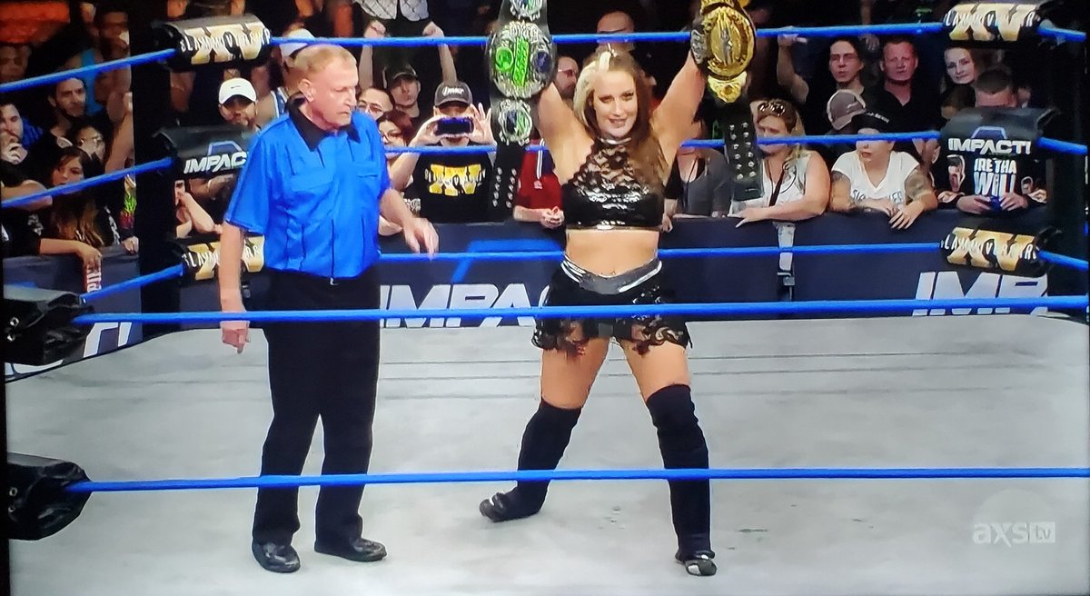 AdrianCGalaviz's tweet image. .@Sienna on #ImpactIn60 featuring highlights of her career!🖤👏 #PinkiesUp 
#ImpactWrestling
#IMPACTonAXSTV