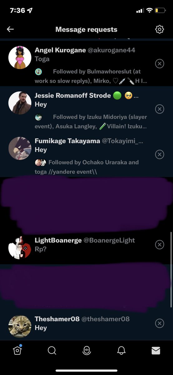 PsychoBunnyHimi's tweet image. ||😪So Tired of things like this. Send me memes, send me jokes, ask me how my days going, ask my interests or about anime or ships, dont just send "hey", or spam "Toga" 8 times, or send me things like "Free Nude or Free Boob Pic". Im an adult. Thats so boring to me🙂