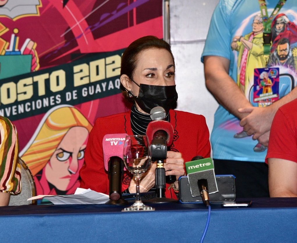 GloriaGallardoZ's tweet image. ¡ @ComicConEc es la fiesta de la Cultura pop.
Para nosotros es un orgullo poder apoyar este evento.Los Cómics son parte de nuestras vidas.
Cómic Con 🇪🇨,coincide con el Feriado Nacional que inicia mañana viernes 12, 13 y 14.
Los esperamos en @ConvencionesGye 
De 🕙 10:00 a 20:00