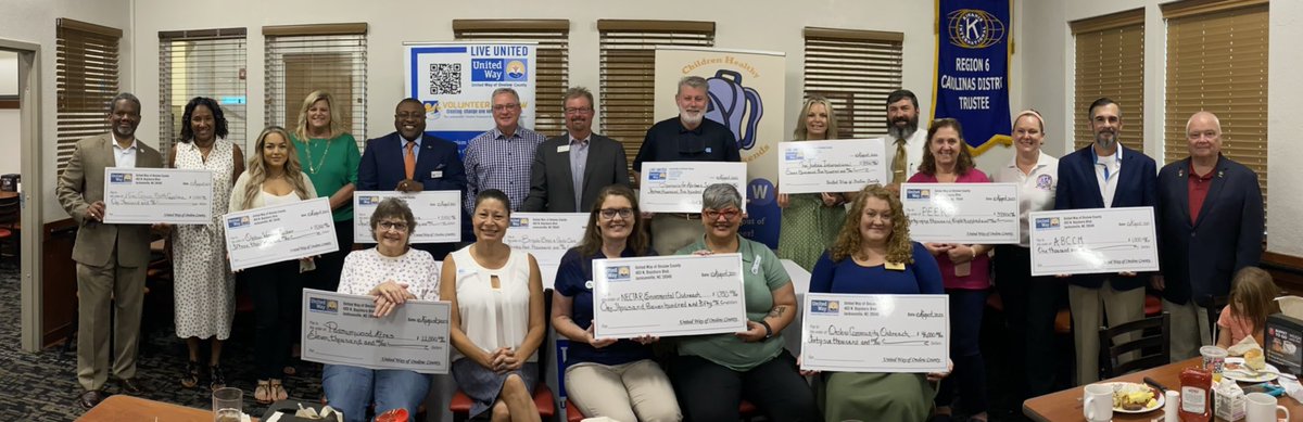 UnitedWayOnslow's tweet photo. Grateful to provide 13 #nonprofits #supporting 18 programs in #OnslowCounty with $180K! #TogetherWeCan https://t.co/w4xJwiMxds