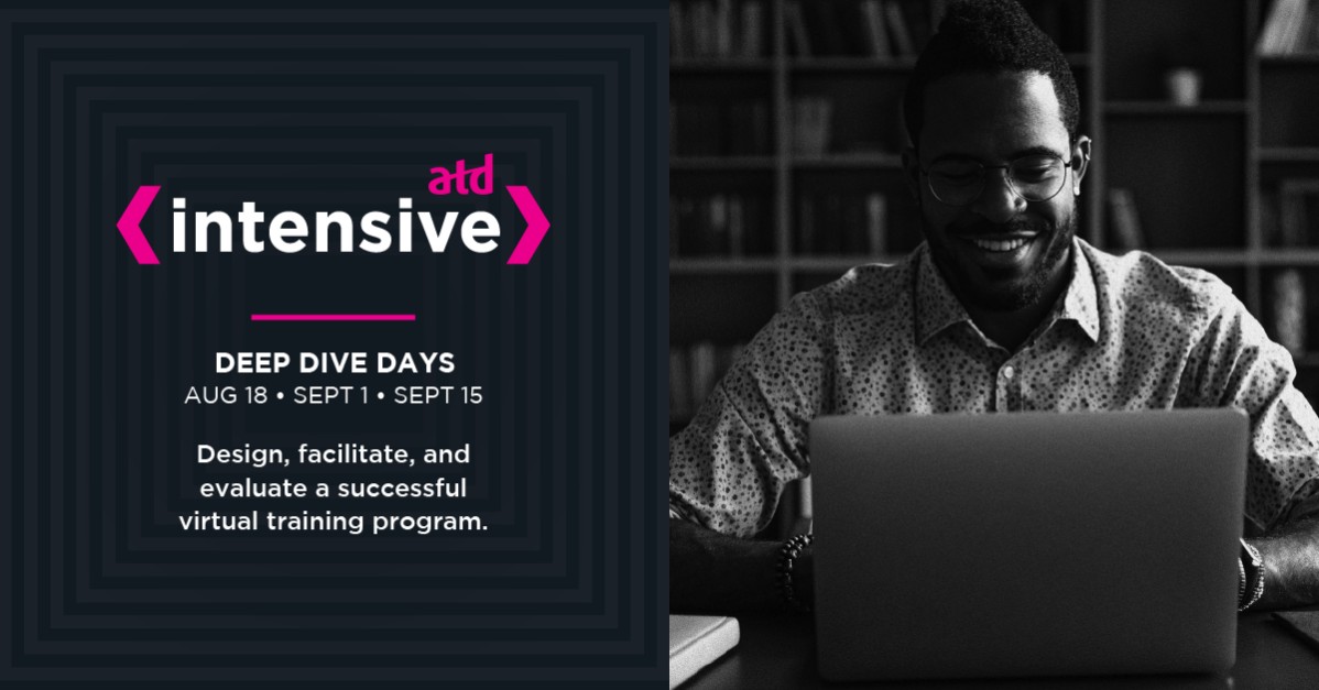 cindyhugg's tweet photo. Want to take your virtual training to the next level? Then check out this unique event sponsored by @atd. From expert speakers to collaborative breakout sessions, we'll help you and your organization create amazing #virtualtraining! Details here: https://t.co/vldiQLc6ZO https://t.co/3sYzCfnGhW