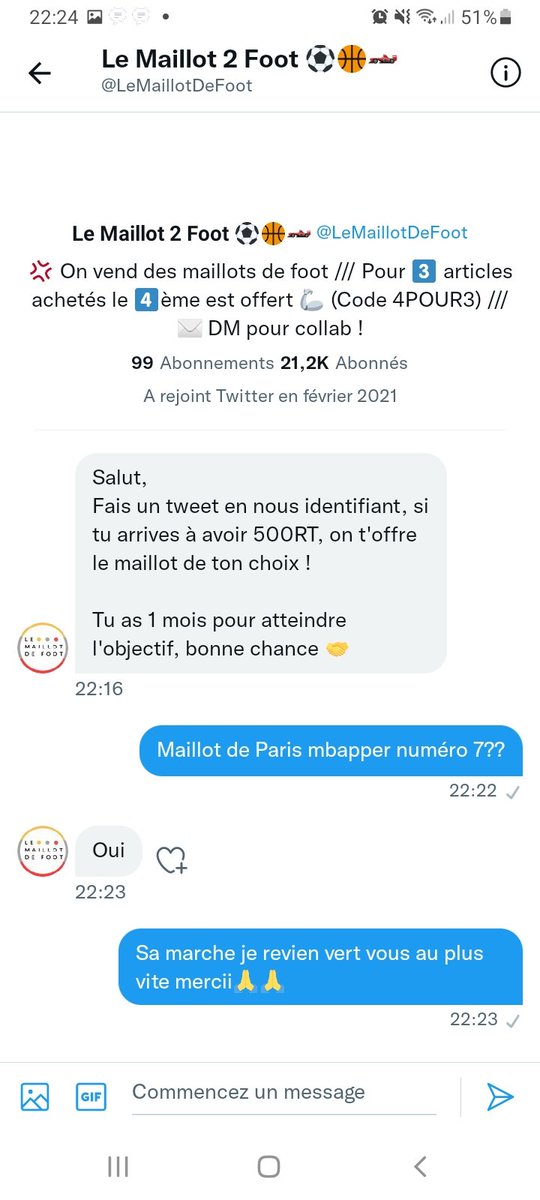 LedouxJimmy2's tweet image. @LeMaillotDeFoot  Allezz famaxxx besoin de votre soutien 500 rt 🔥🔥