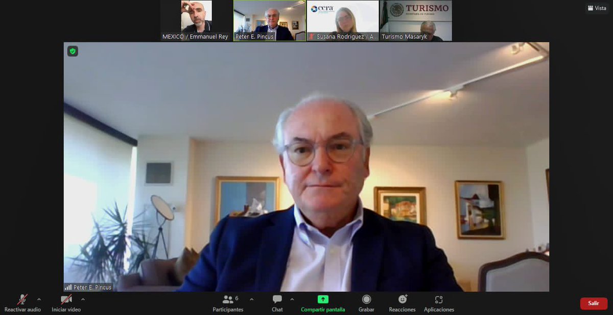 TorrucoTurismo's tweet photo. Sostuve una reunión virtual con @ppincus, CEO de @CCRA_Travel, para coordinar la planeación de seminarios dirigidos a touroperadores estadounidenses a realizarse el próximo año. Así se promoverá la oferta turística de nuestro país en #EU, principal mercado emisor. https://t.co/geCc8cHyhr