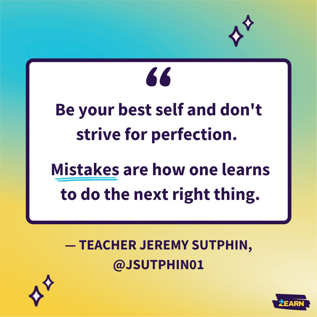 zearned's tweet photo. ✨Your daily reminder (this time from T @JSutphin01) that making mistakes is how we learn!💡

#MathFam #MistakeMindset https://t.co/DraoBVrG65
