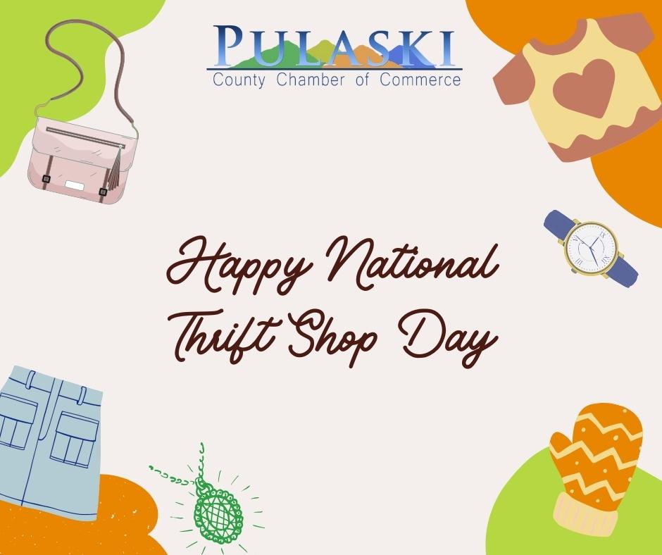 Happy National Thrift Shop Day! 
#shoplocal #shopsustainably