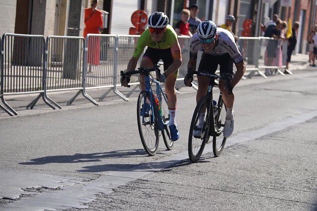 Wow, still feels surreal! First podium as an elite and first podium in Europe at GP Deizelse Dadizele. I jumped into the early break of the day with <a href="/Ethan_Pauly/">Ethan Pauly</a> and we worked it hard to create a gap to the pack and maintain it all race while at the same time whittling down the