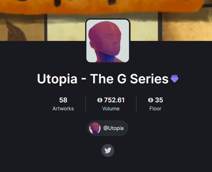 utopia (@utopia_artist) on Twitter photo I'm so pleased today! <a href="/exchgART/">Exchange Art</a> have honored my G Series Collection with their highest honour, the Curated Status!!💎
I'm proper chuffed rn!
Floor is 35◎. Do you fancy getting a good entry on a Curated collection?
exchange.art/series/Utopia%… I'm so pleased today! <a href="/exchgART/">Exchange Art</a> have honored my G Series Collection with their highest honour, the Curated Status!!💎
I'm proper chuffed rn!
Floor is 35◎. Do you fancy getting a good entry on a Curated collection?
exchange.art/series/Utopia%…