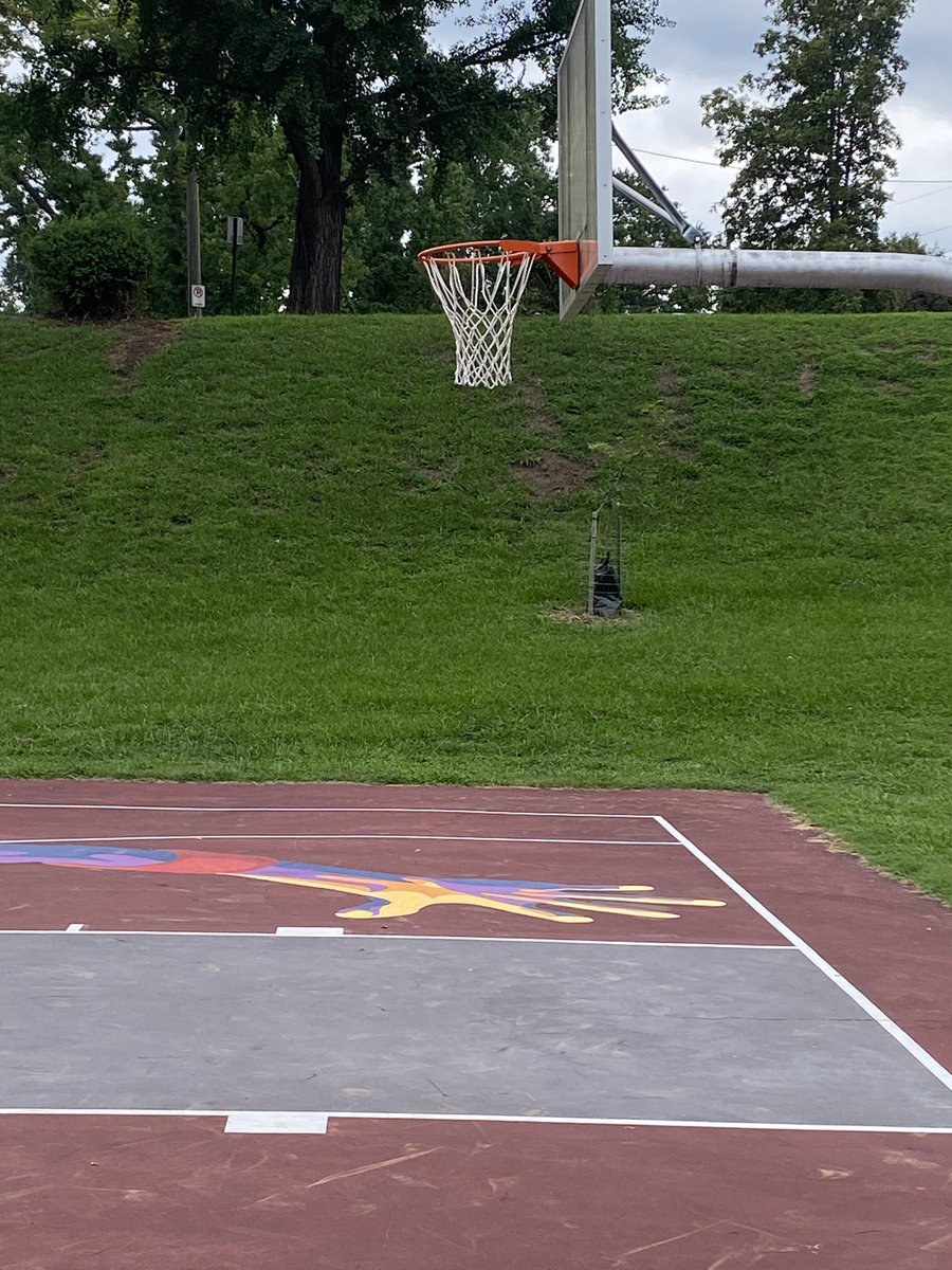 Hey <a href="/rvaparksandrec/">RVA Parks & Recreation</a> two of basketball rims in battery park need repair, and 3/4 need new nets! There are also a few spots on each court cracking they need some attention’