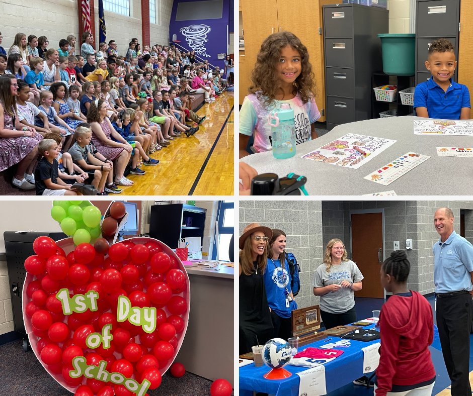 GardnerEdgerton's tweet photo. The first day of school was amazing! An abundance of smiles! Life is good! Can't wait for Friday!! #Forwardas23ONE https://t.co/Ueq3d3jXjR