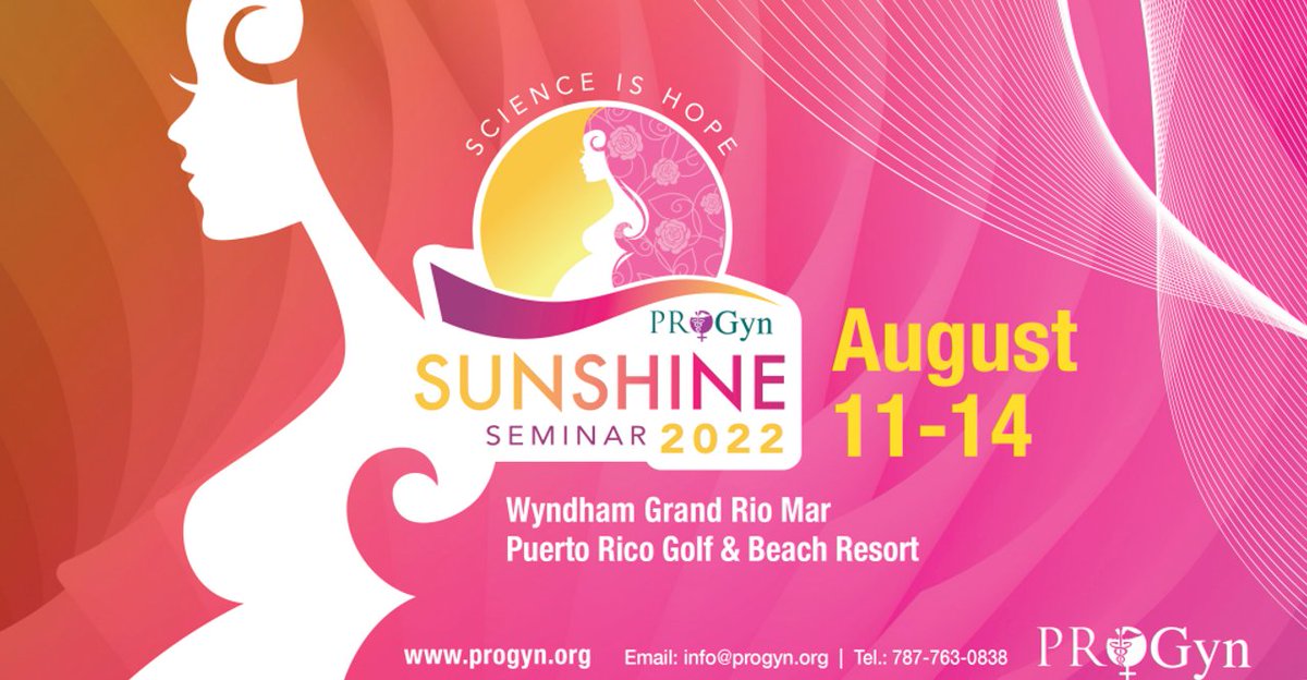 PROGyn_Inc's tweet photo. Los Esperamos! PROGyn's Sunshine Seminar 2022: Science is Hope - https://t.co/enDJLo2VVa https://t.co/iuxUnTxdl4