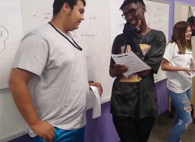 DigitalDevil1's tweet photo. It was another great day of learning at OHS! Students were #OHSEngaged learning new things about their classmates &amp; teachers using cooperative learning strategies. These strategies not only engage students, but offer practice in crucial social skills! #DevilsDoMore https://t.co/MshmzcU6m8