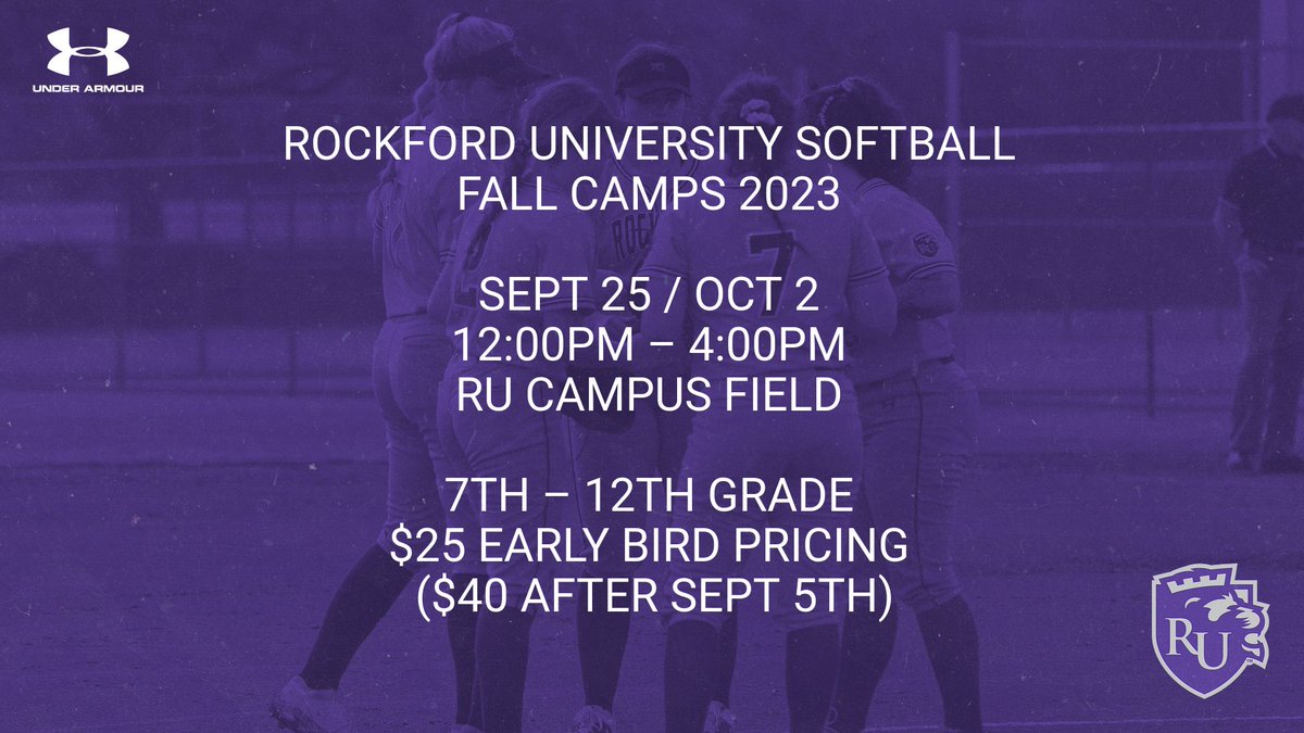 regent_softball's tweet photo. ATTN RU FANS ‼️🥎

We hope you join us Sept 25 or Oct 2 this fall for softball camp! Open to 7th-12th Graders! #rocksolid

Link to register: https://t.co/0JdGYTJBZd https://t.co/NusSi9jGpe