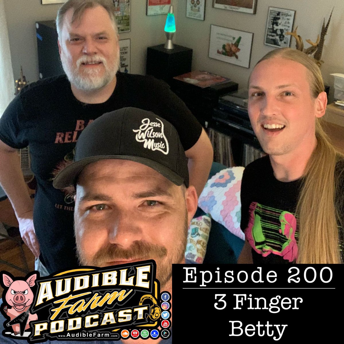 AudibleFarm's tweet photo. Audible Farm Podcast - “Episode 200 - 3 Finger Betty”

Find this episode on our website or wherever you listen to podcasts. Video version available on our Patreon.

#AudibleFarm #IowaMusic #Podcast https://t.co/TH7o1Rjrzk