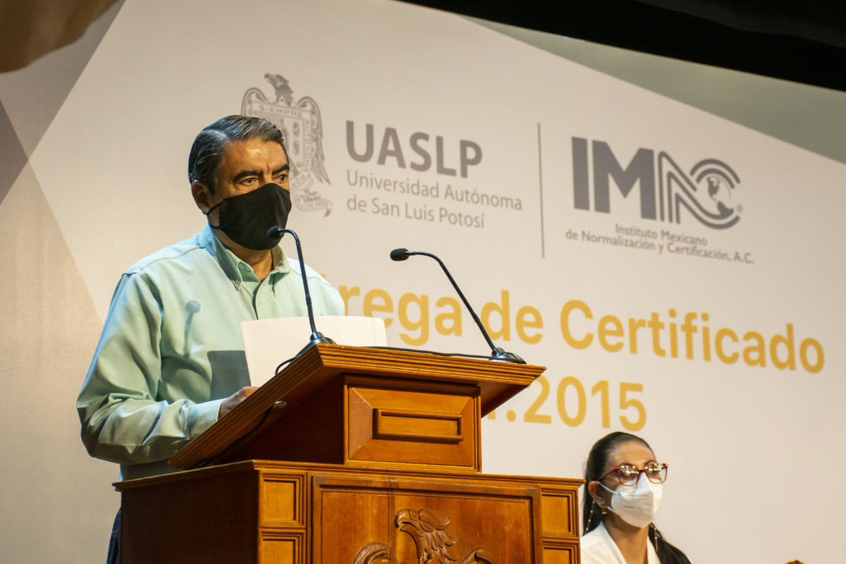 LaUASLP's tweet photo. 🔹 Entidades académicas y dependencias administrativas de la #UASLP reciben Certificado ISO 9001:2015.

👉 🌐 Consulta la nota completa: 
https://t.co/VSZG2DQSAf

#CalidadUASLP #ISO https://t.co/K12Aj542xp