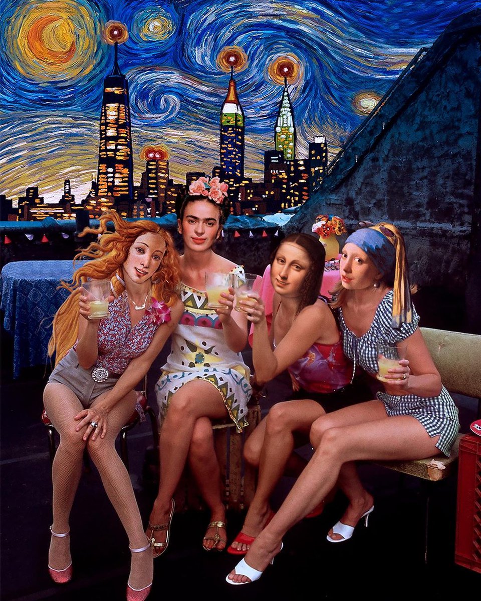 @talenthouse (@talenthouse_es) on Twitter photo ✨El arte y la ciudad🥂 de Ertan Atay <a href="/failunfailunM/">failunfailunmefailun</a>
#mood #vangogh #dali #frida #sexandthecity #frida #monalisa #failunfailunmefailun #starrynight ✨El arte y la ciudad🥂 de Ertan Atay <a href="/failunfailunM/">failunfailunmefailun</a>
#mood #vangogh #dali #frida #sexandthecity #frida #monalisa #failunfailunmefailun #starrynight