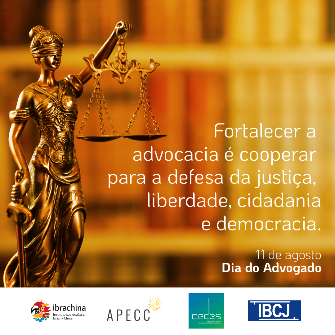ibrachina's tweet photo. Nossa homenagem aos profissionais que ajudam a construir uma sociedade mais igualitária e democrática todos os dias.
#diadoadvogado #advogado #Direito #ibcj #cedes #Ibrachina #apecc https://t.co/Vh90EN2uMZ