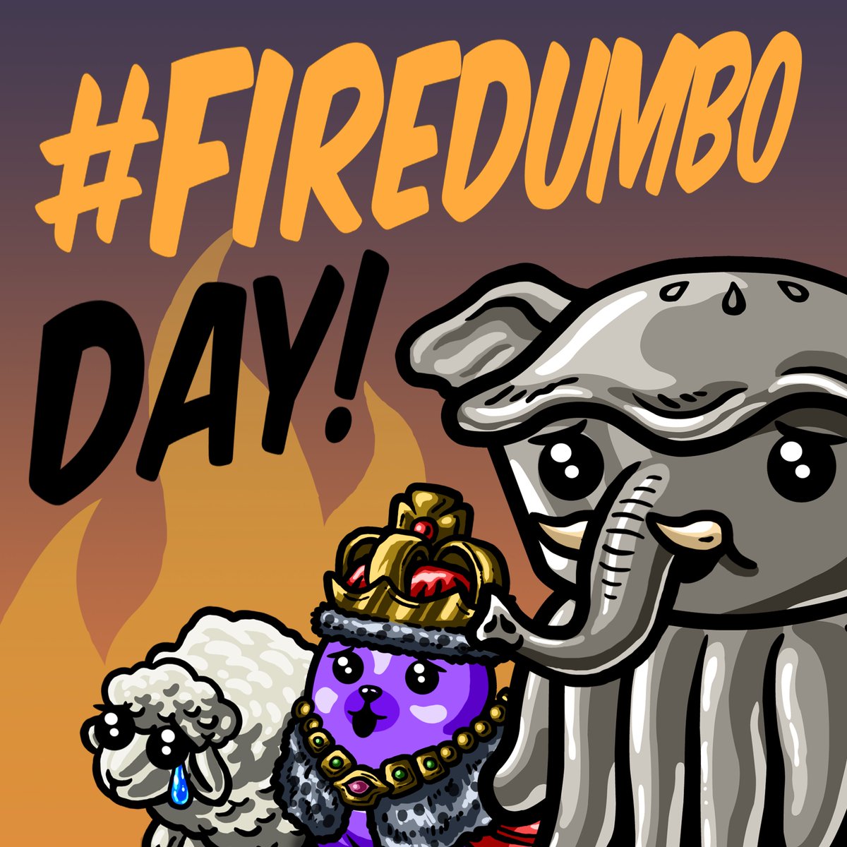 PielandWorld's tweet photo. 🎺 Tomorrow is #WorldElephantDay &amp; we want to make a difference!

✅ Every #FireDumbo tweeted or written in our Discord TOMORROW goes towards purchasing snacks for Asian Elephants at the @jointrunksup Cambodian Wildlife Sanctuary 🤝

More #FireDumbo = More treats for elephants 🐘 https://t.co/jPTs6rRni2