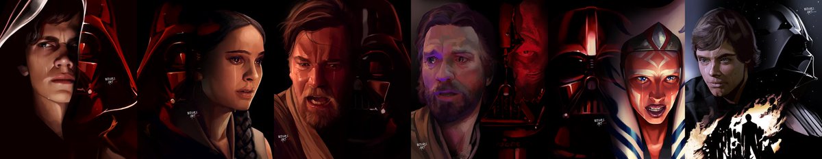 The tragedy and redemption of Anakin Skywalker.

#StarWars #fanart #digitalart