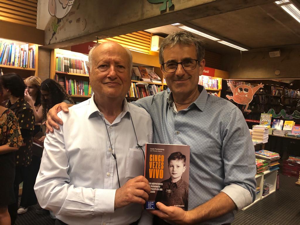 Lançado o livro #CincoVezesVivo, que ajudei meu sogro a escrever, contando sua história no #Holocausto.