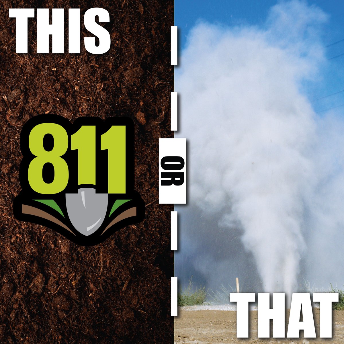 Colorado811's tweet photo. An important #811Day reminder! Always #contact811 #beforeyoudig! https://t.co/fsSpHLMjqU