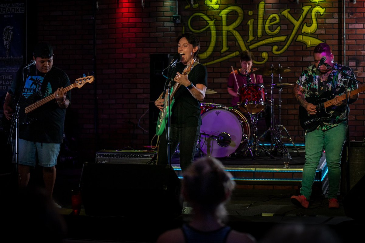 Twitter! We’re sorry we neglect you so much! Here’s a pic of our last show at O’Riley’s in Dallas! We got one more for the year! Will announce when we get more deets!