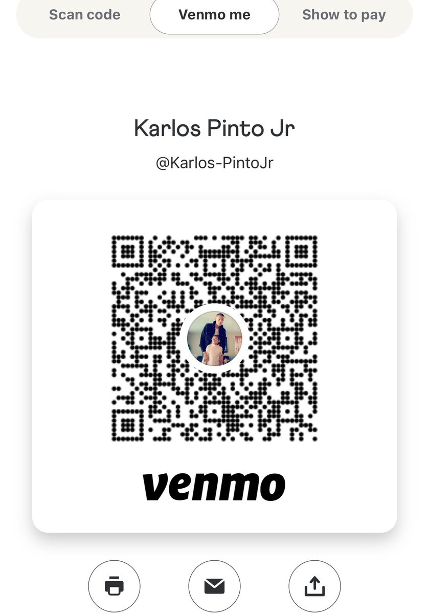The_RealCpj's tweet photo. @Venmo https://t.co/7kdjiTIQdN