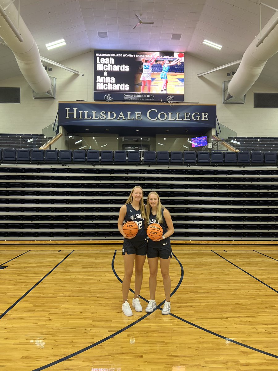 leahrichards_20's tweet photo. After a great visit at Hillsdale College, I am blessed to receive an offer to continue my athletic and academic career at Hillsdale. Thank you for the opportunity! @CKamp15 @briebrennan22 @brookebailey_12 @WestMiDrive2024 @Cougargirlbball https://t.co/9RcoejGhsT