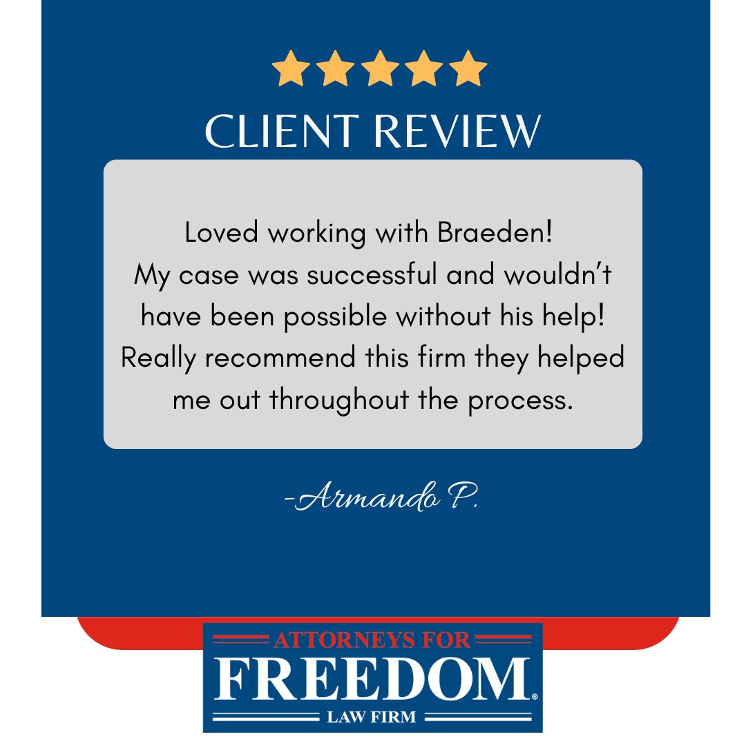 FreedomAttorney's tweet photo. When choosing a law firm to represent you in a legal matter nothing speaks louder than past clients of the law firm. We are proud of our 5 star reviews on Google.
#google #googlereview #5star #customerservice #azlawfirm #arizona #lawfirm #azattorney #criminallawyer https://t.co/YWwjcuQGL8
