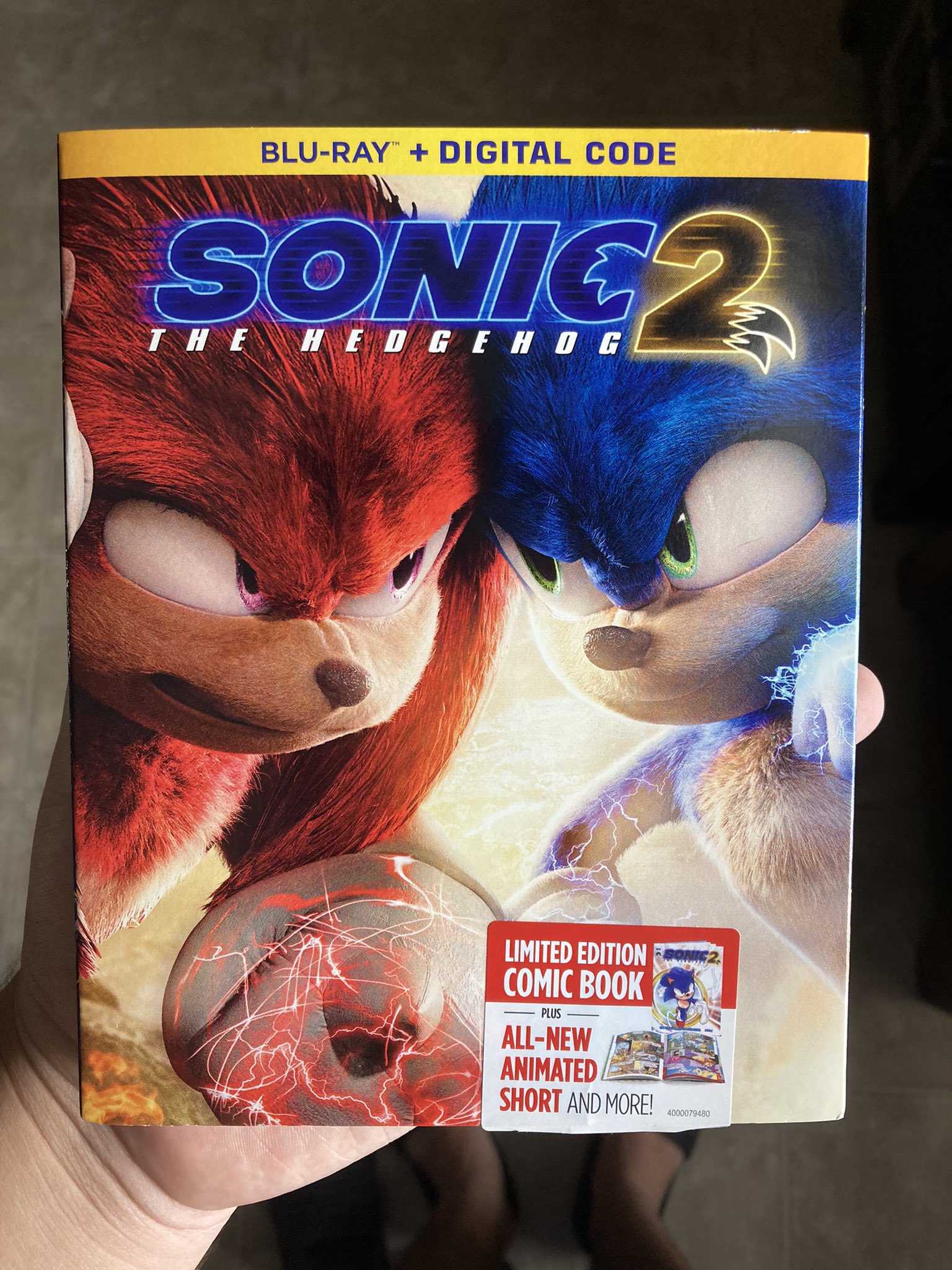 Sonic the Hedgehog 2 Movie Poster Exclusive Limited Edition 