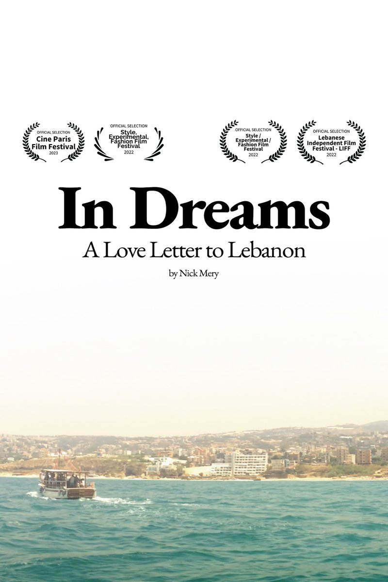 My documentary “In Dreams”is an official entry for the Lebanese Independent Film Festival @arabfilmmedia