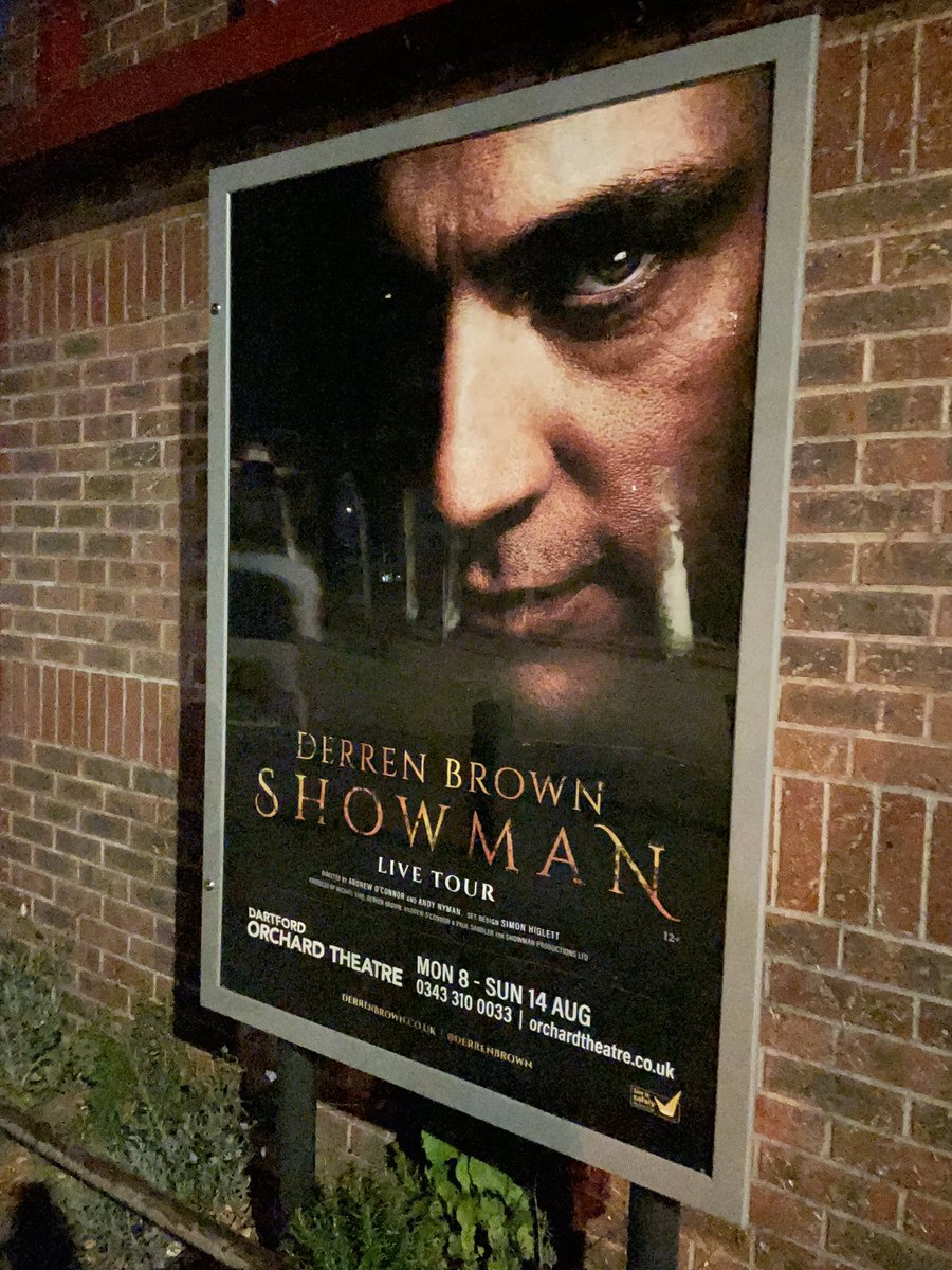 illogicaldata's tweet photo. An evening of wonder and emotion, just incredible. Thank you @DerrenBrown for the show at Dartford this evening. https://t.co/5kKthOvMrp