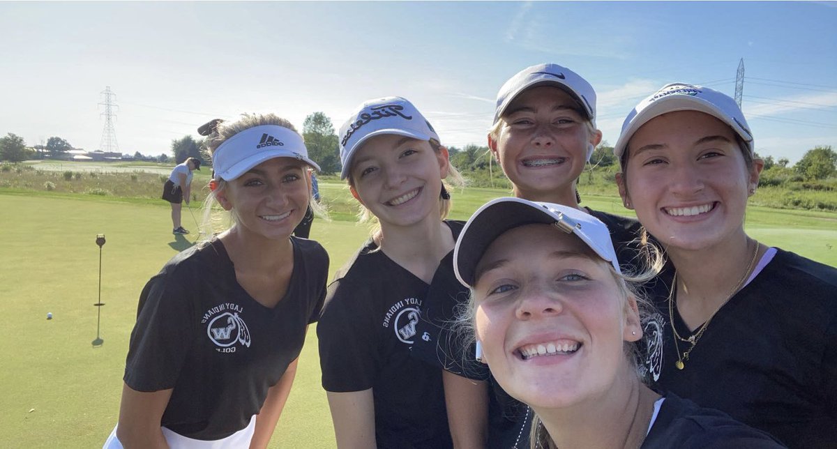 The girls played at Cumberland Trails today at the Watkins Memorial Invitational! The girls shot a 349 as a team ! Senior Grace Beerman tied the school record with a score of 73! Congratulations girls!