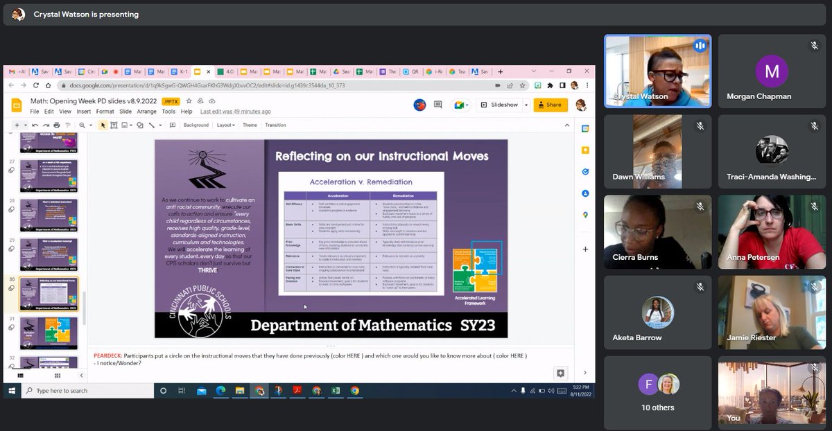 "This is love, y'all. This is family," said by my math sister <a href="/_CrystalMWatson/">Dr. Crystal M. Watson</a>. Great PD this afternoon! Thank you <a href="/_CrystalMWatson/">Dr. Crystal M. Watson</a>, <a href="/AketaBarrow/">Aketa Barrow</a>, <a href="/Proud2BRog/">Rodger Horton</a> and <a href="/ifugetgive/">Dawn Williams</a>. I love my CPS MATH family! #iamCPS