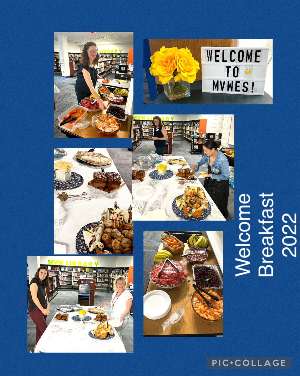 EvansMVWESOL's tweet photo. Thanks to our amazing @MtVernonWoods family for welcoming our newest family members with breakfast!!!! #GreatBeginnings2022 
#MVWES
#Boom2022
#teacherslovefood https://t.co/cFOkF1Lpxj