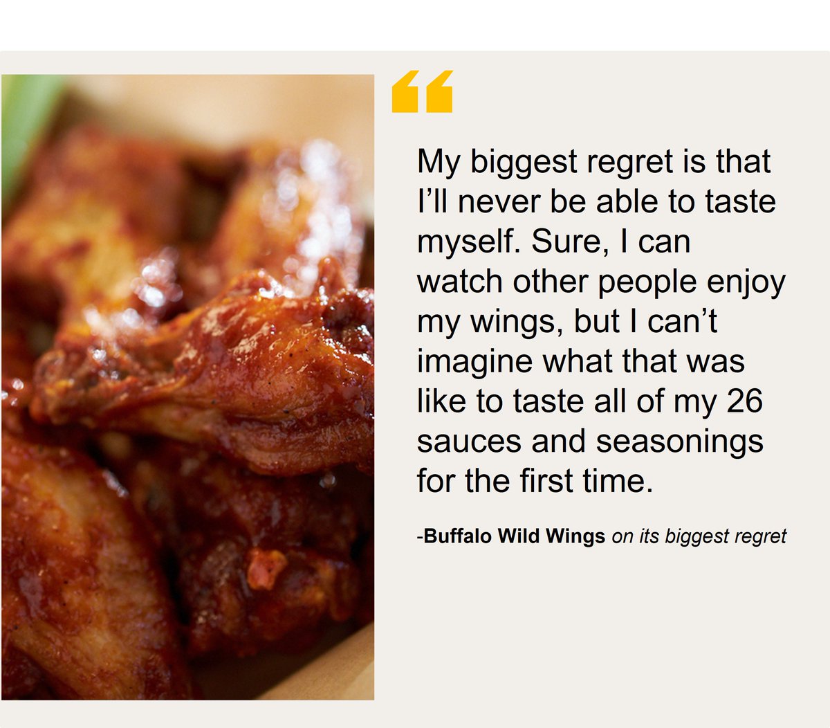 BWWings's tweet image. Sincerely BWW