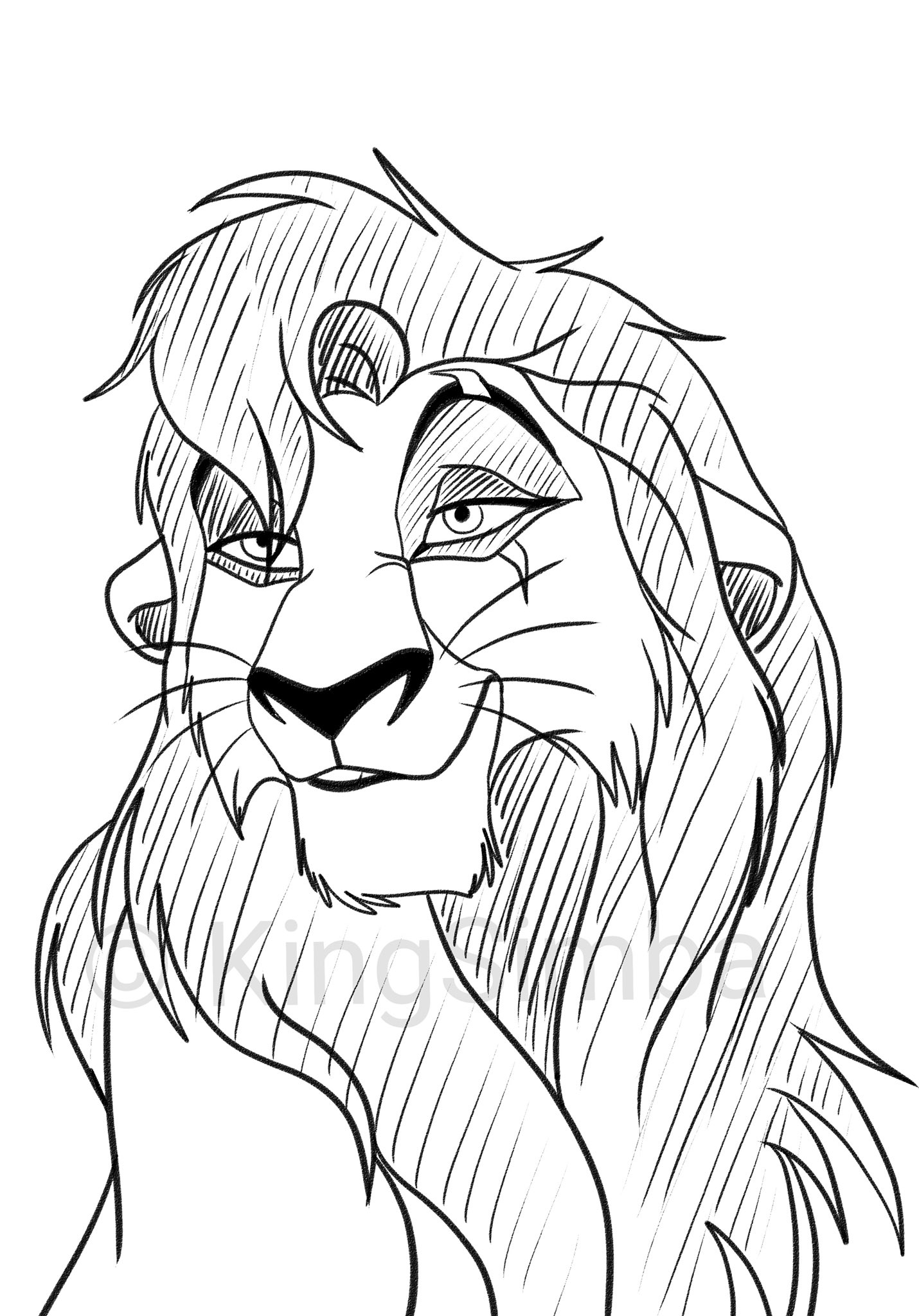 Coloring Pages Of Lion King Kovu