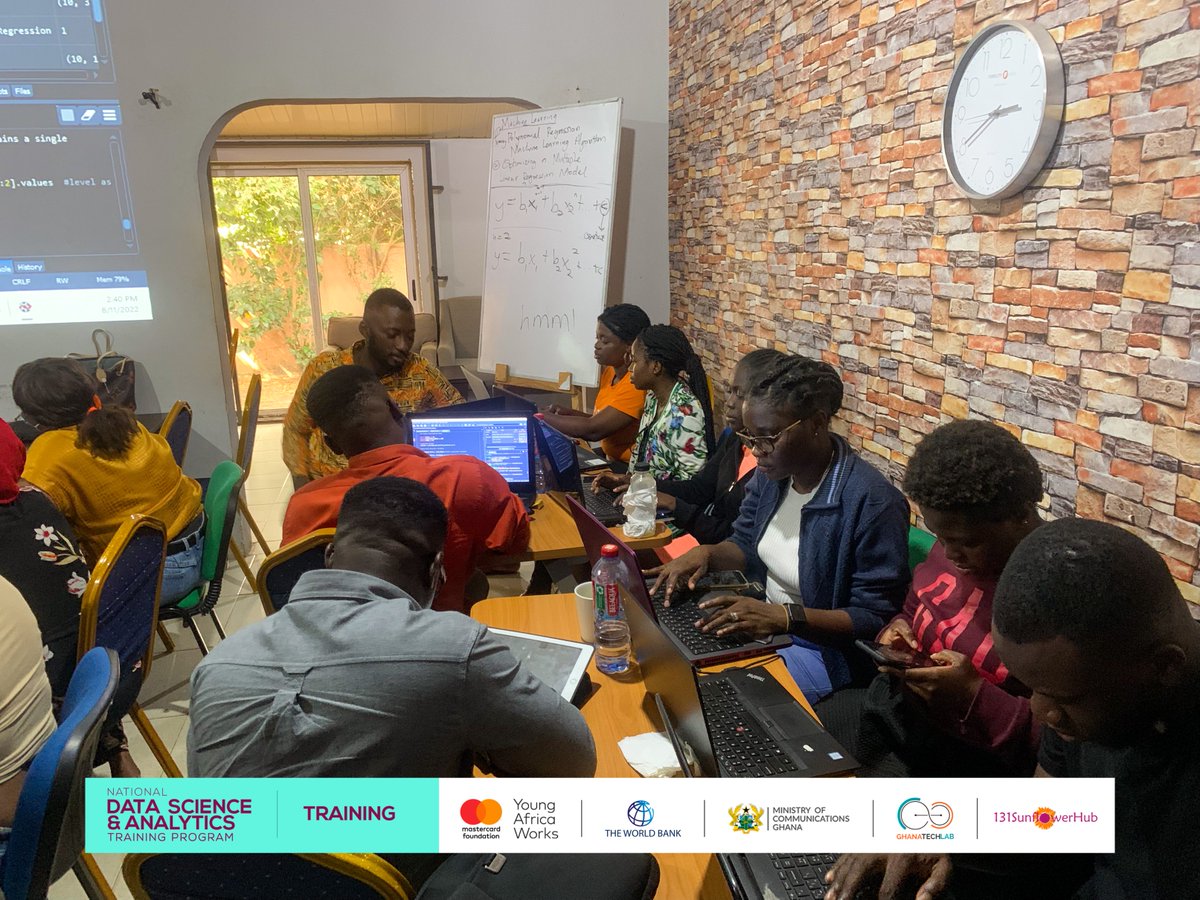 131SFH's tweet image. At the 131Sunflower Hub today, the trainees were taken through a polynomial regression #algorithm to fit a company’s dataset with the objective to predict the salaries of new employees based on their years of experience.
#supervisedmachinelearning #DataScience #Algorithms