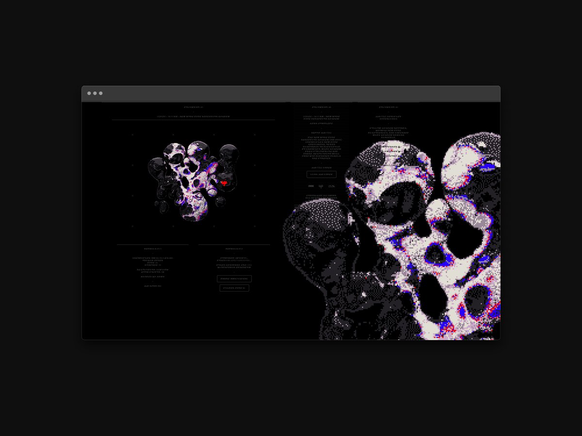 nwmd's tweet photo. i finished the @nm_tds index last weekend. it catalogs all new-type specimens that have been discovered so far. they're floating in the void and mesmerize 🔍 https://t.co/iLZLyHluNG