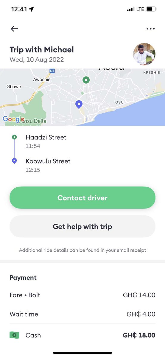Awura__Ama's tweet photo. @boltghana my friend is bleeding because this driver hit her and you’ve not responded to the report. https://t.co/omGCrKWvTj